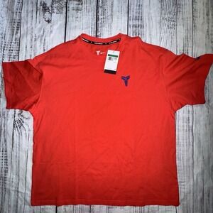 Nike Kobe Bryant Mentality Short Sleeve T-Shirt Crimson Red HJ3318-696 Size-XL